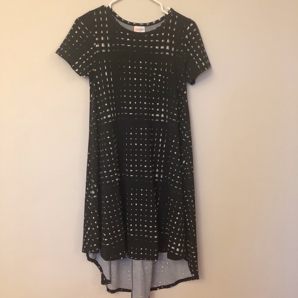 LuLaRoe black print Carly dress